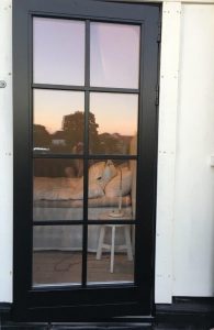 Combi altandörr m fast, slät spröjs (2)