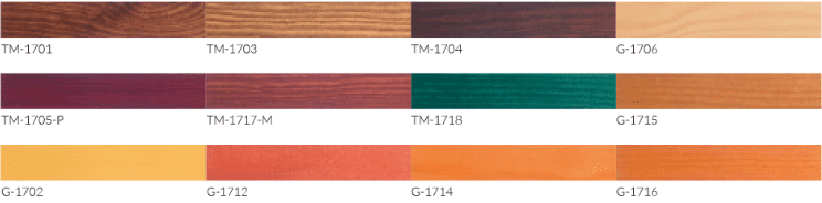 Exempel lasyrer - obs färg är svårt att se på dator Exempel lasyrer - obs färg är svårt att se på dator