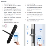 Halke Smart lock info Halke Smart kodlås information